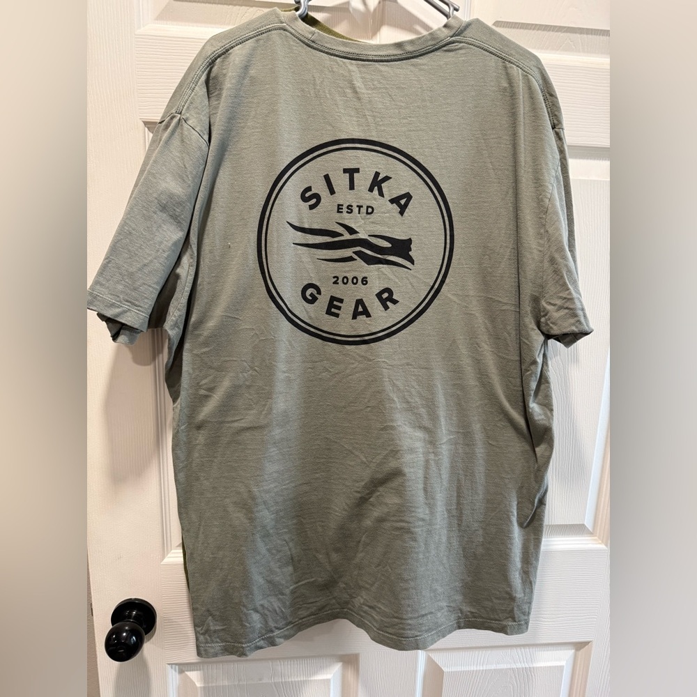 Men's SITKA Gear Logo Cotton Tshirt size 2XL